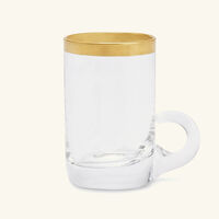 villari amour arabic tea cup saucer clear