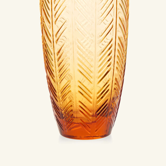 missoni home zig zag champagne glass orange
