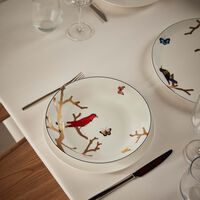 Aux Oiseaux Open Dish Round Gold 24cm bernardaud aux oiseaux open dish round gold 24cm