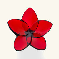 baccarat the bloom collection figurine mini red