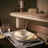 bernardaud reves soup plate round gold 19cm