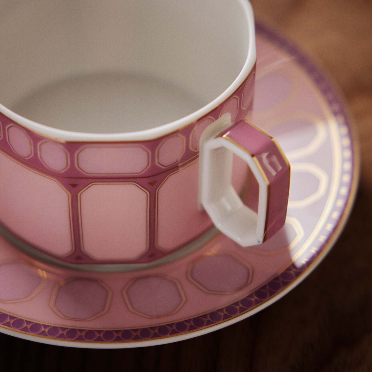 rosenthal signum rose tea cup saucer pink