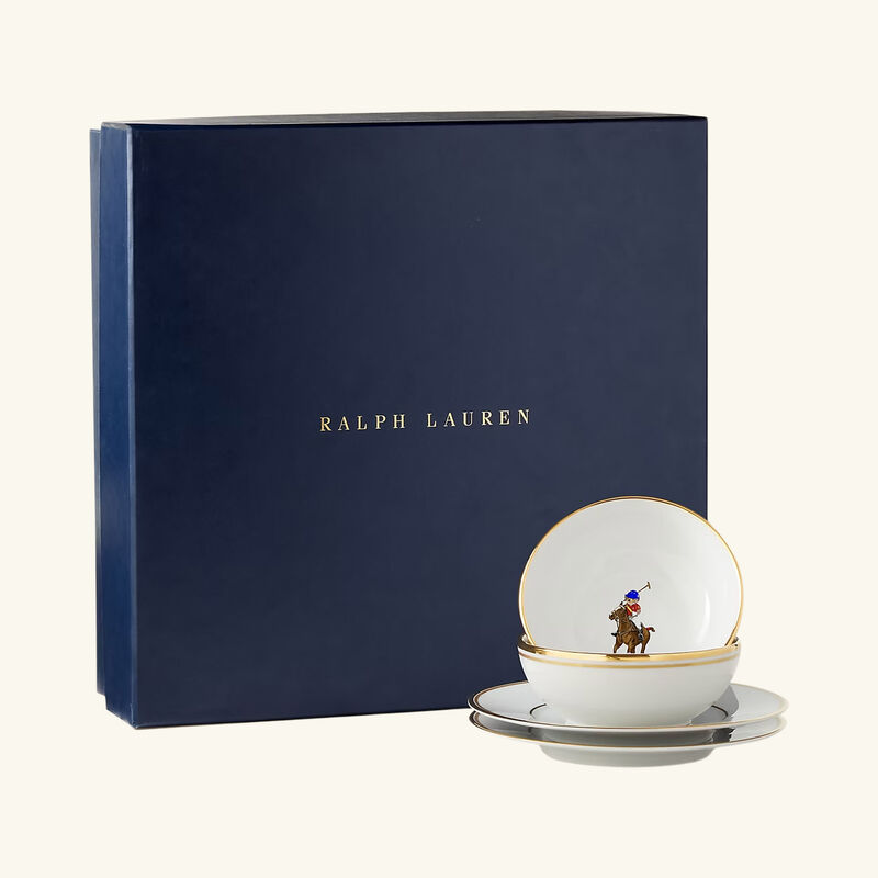ralph lauren home polo bear plate   bowl set of 4