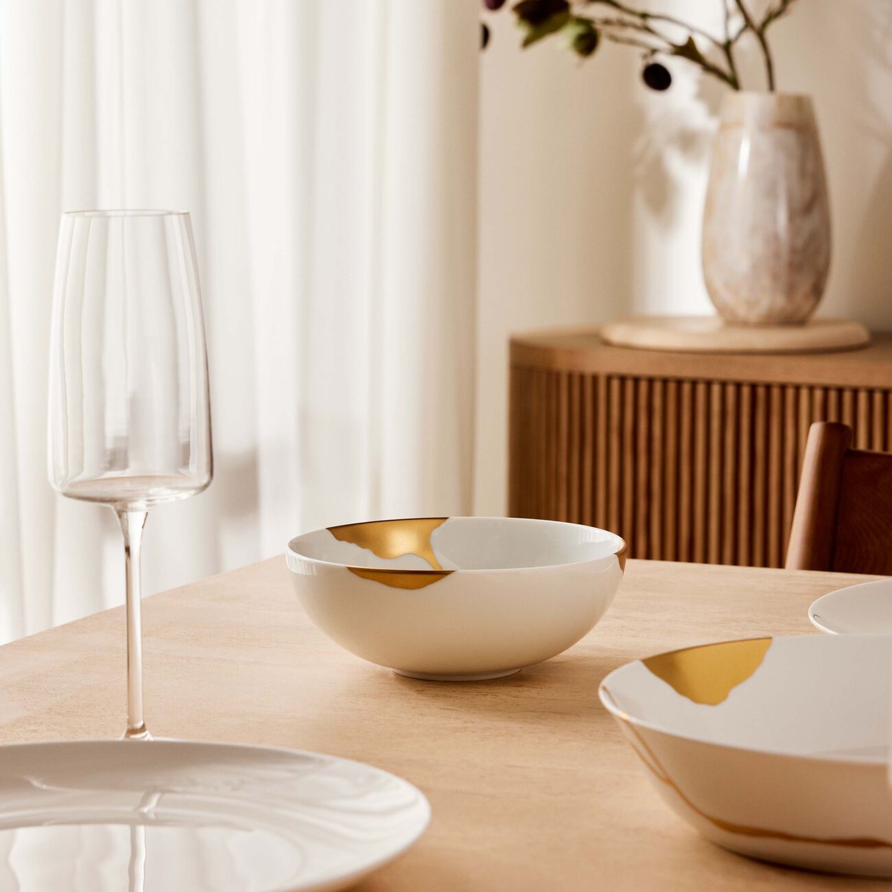 bernardaud kintsugi bowl gold