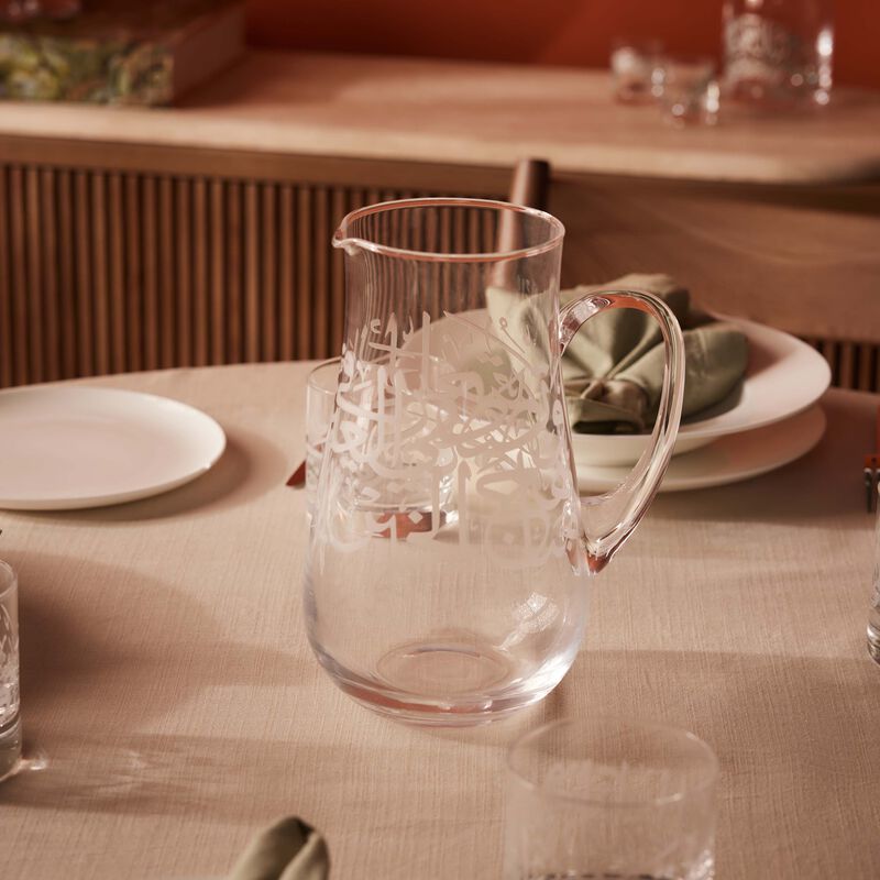 دملاج إبريق المشروبات الباردة  ثلث  بتصميم شفاف