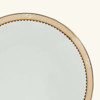 haviland cavalier royal dinner plate round gold 28cm set of 2