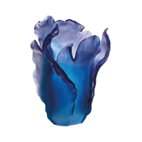 Tulip Blue Vase, small