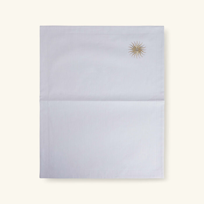 كاترين دينوال مفرش مائدة بنقشة شمس أبيض