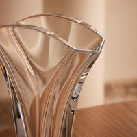 baccarat ginkgo vase small clear