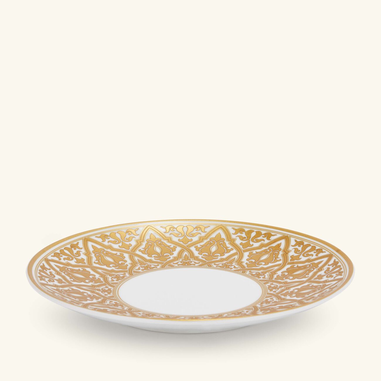 bernardaud venise bread butter plate round gold 16cm