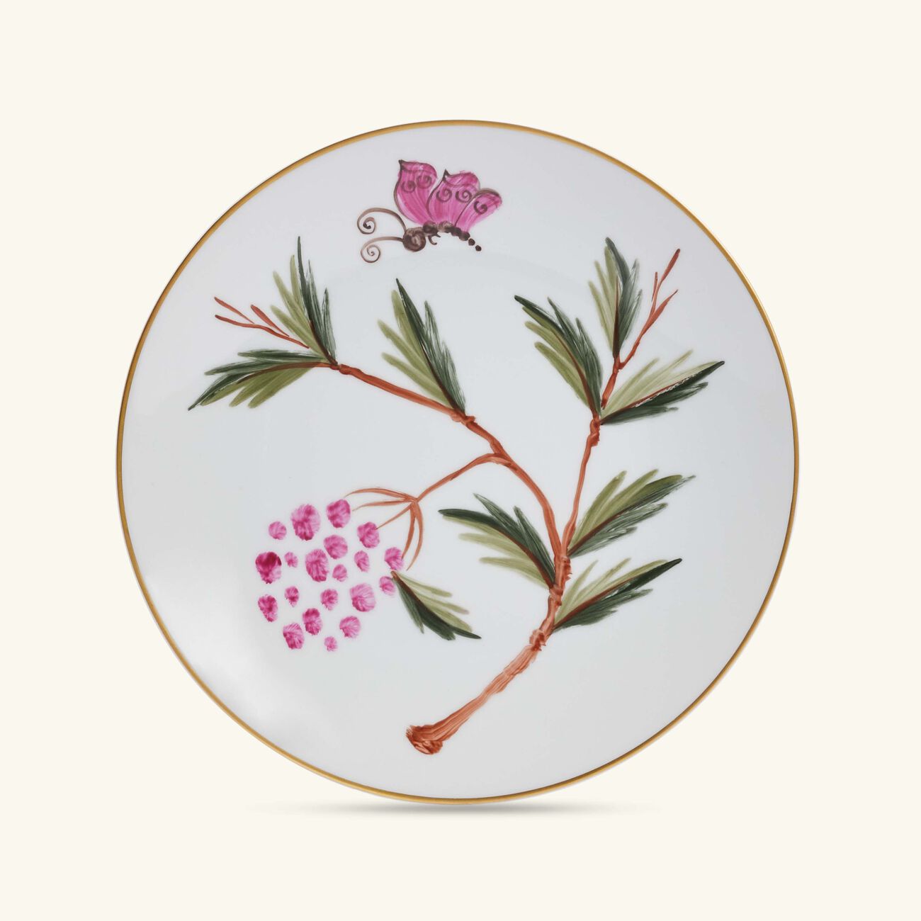 Jardins De Shalimar Dessert Plate Round Pink 21cm marie daage jardins de shalimar dessert plate round pink 21cm