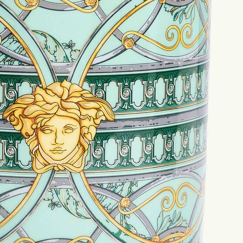 versace scala del palazzo verde vase small green