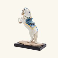 lladro spanish pure breed horse sculpture large blue limited edition