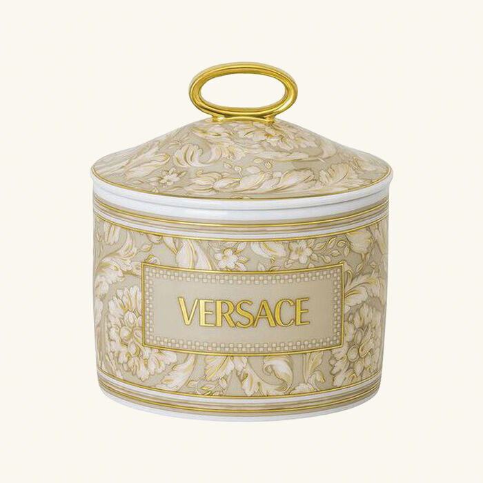 versace barocco beige trinket box small