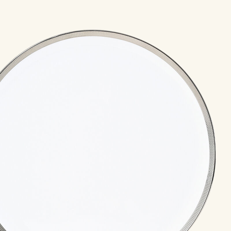 Maille Platine Serving Platter Round White 32cm bernardaud maille platine serving platter round white 32cm