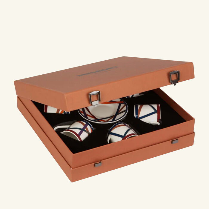missoni home nastri coffee cup   saucer multicolor set of 6