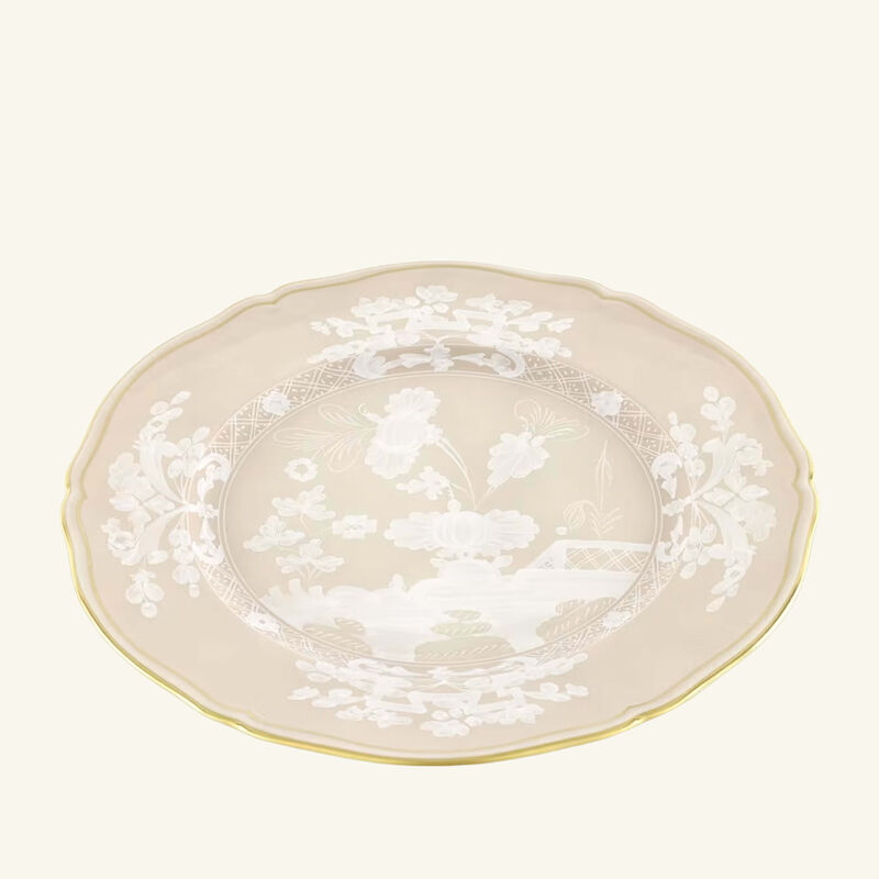Oriente Italiano Mergina Charger Plate Round Beige 31cm ginori 1766 oriente italiano mergina charger plate round beige 31cm