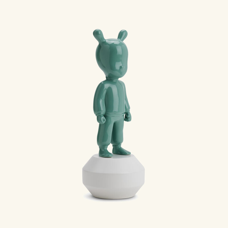 lladro the guest figurine small green