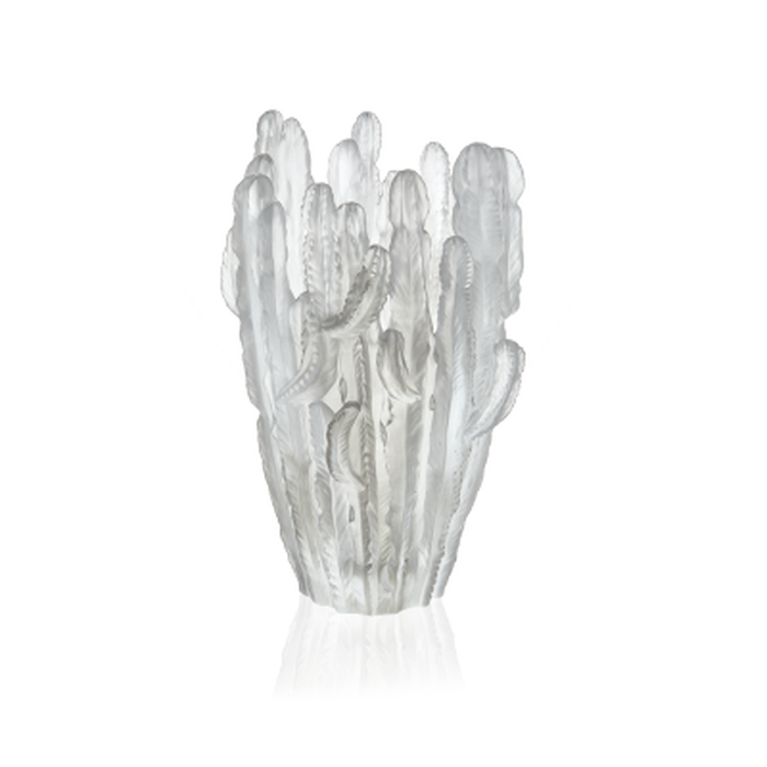 daum jardin de cactus vase large grey