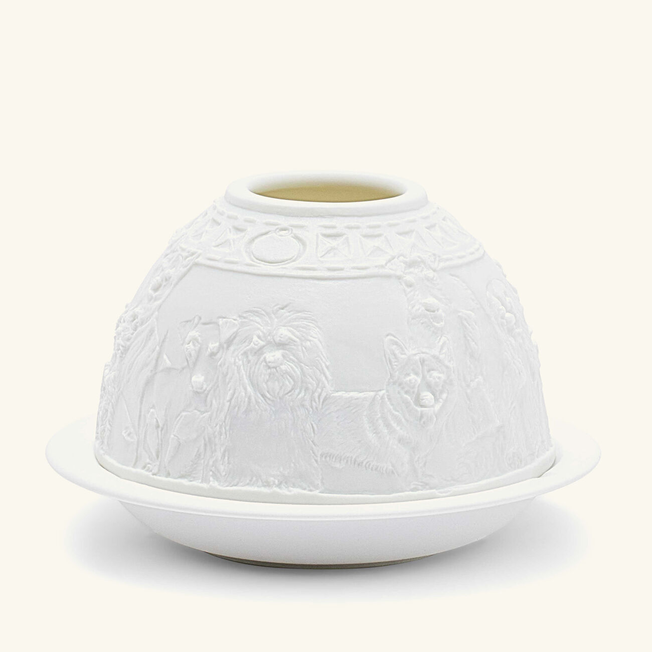 bernardaud dogs lithophanie