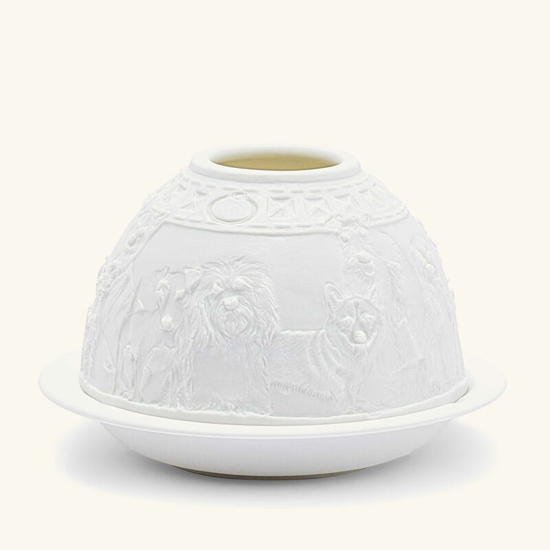 bernardaud dogs lithophanie