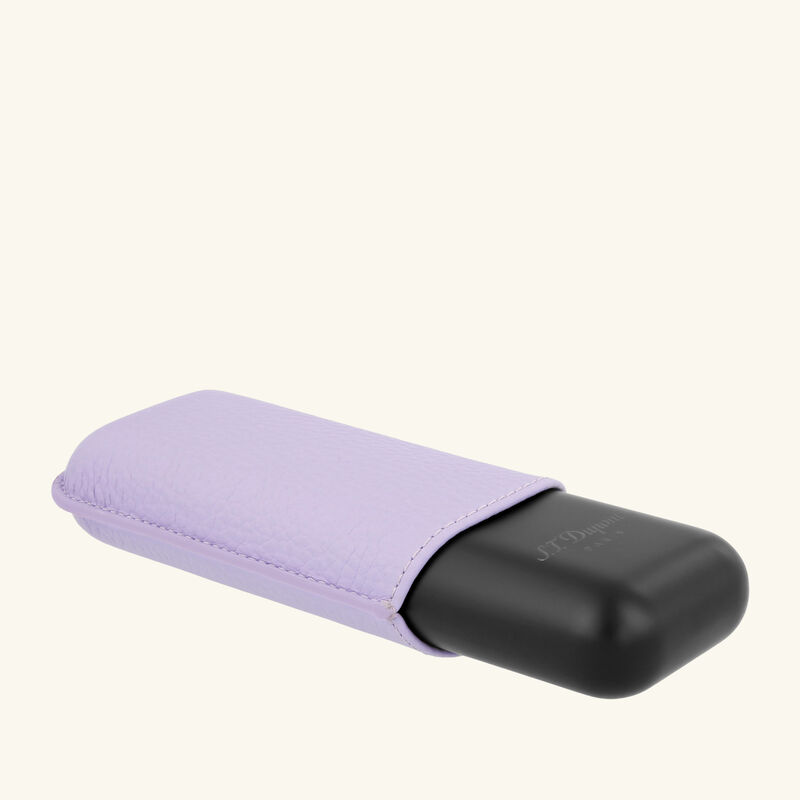 حافظة سيجار مزدوجة وردية اس تي دوبون حافظة سيجار مزدوجة وردية