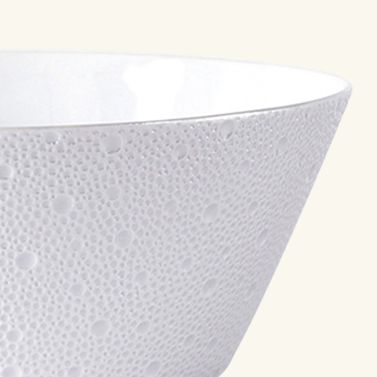 Écume Perle Medium Salad Bowl 24 cm bernardaud cume perle medium salad bowl 24 cm