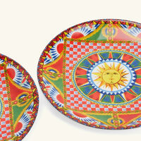 dolce gabbana casa carretto dessert plate round 19cm set of 2