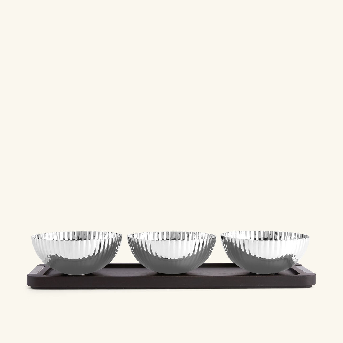 Bernadotte Serving Bowl Set Brown georg jensen bernadotte serving bowl set brown