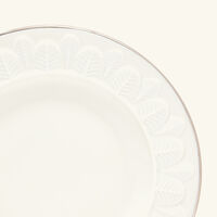 villari peacock bread plate white 17cm
