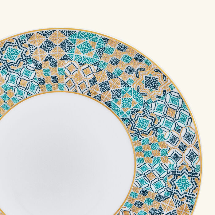 haviland portofino bread butter plate round blue 16cm