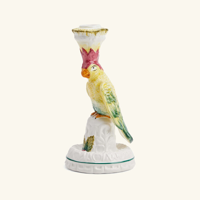 les ottomans parrot candle holder set of 2