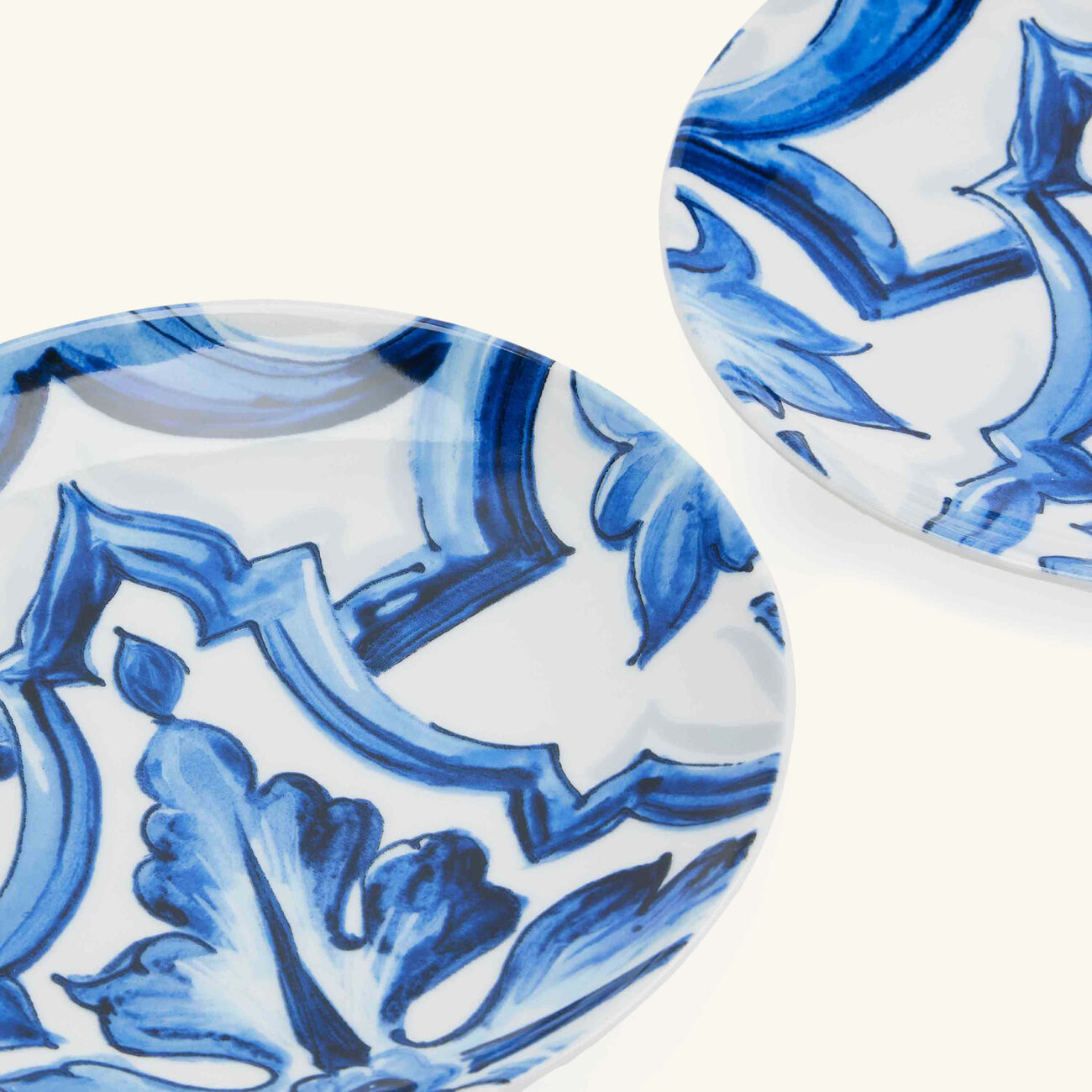 dolce gabbana casa blu mediterraneo bread plate round 17cm set of 2