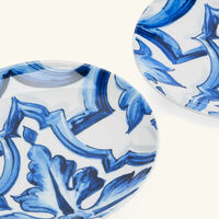 dolce gabbana casa blu mediterraneo bread plate round 17cm set of 2