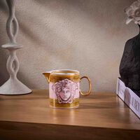 versace medusa amplified pink coin milk pitcher white