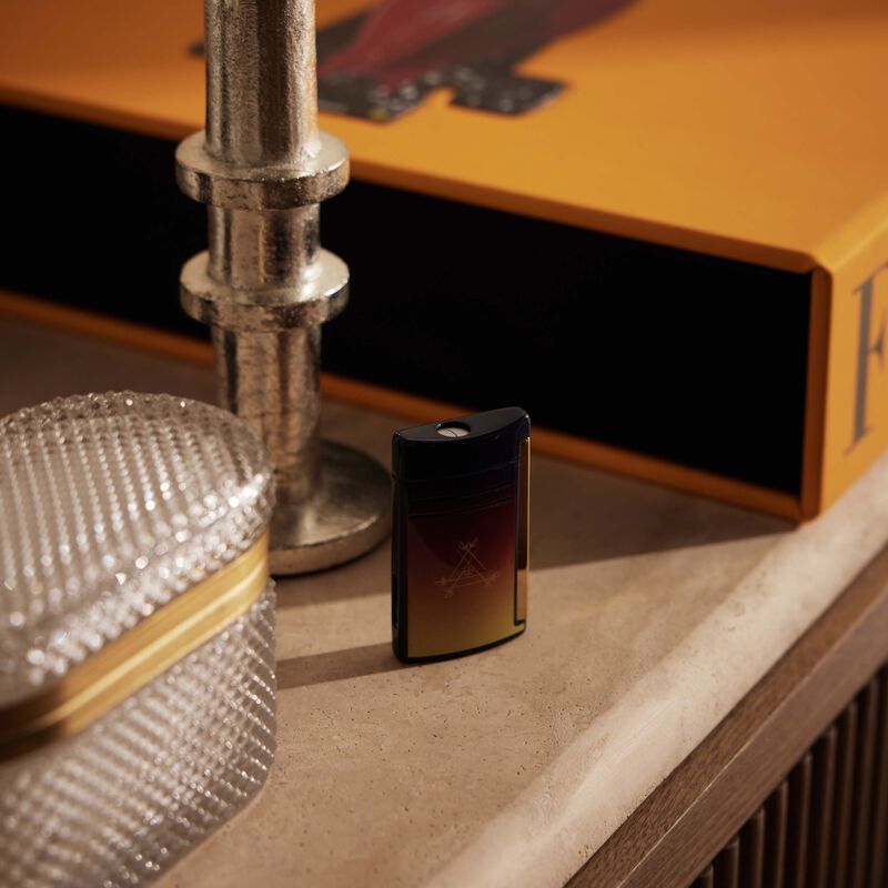 st dupont maxijet montecristo lighter violet