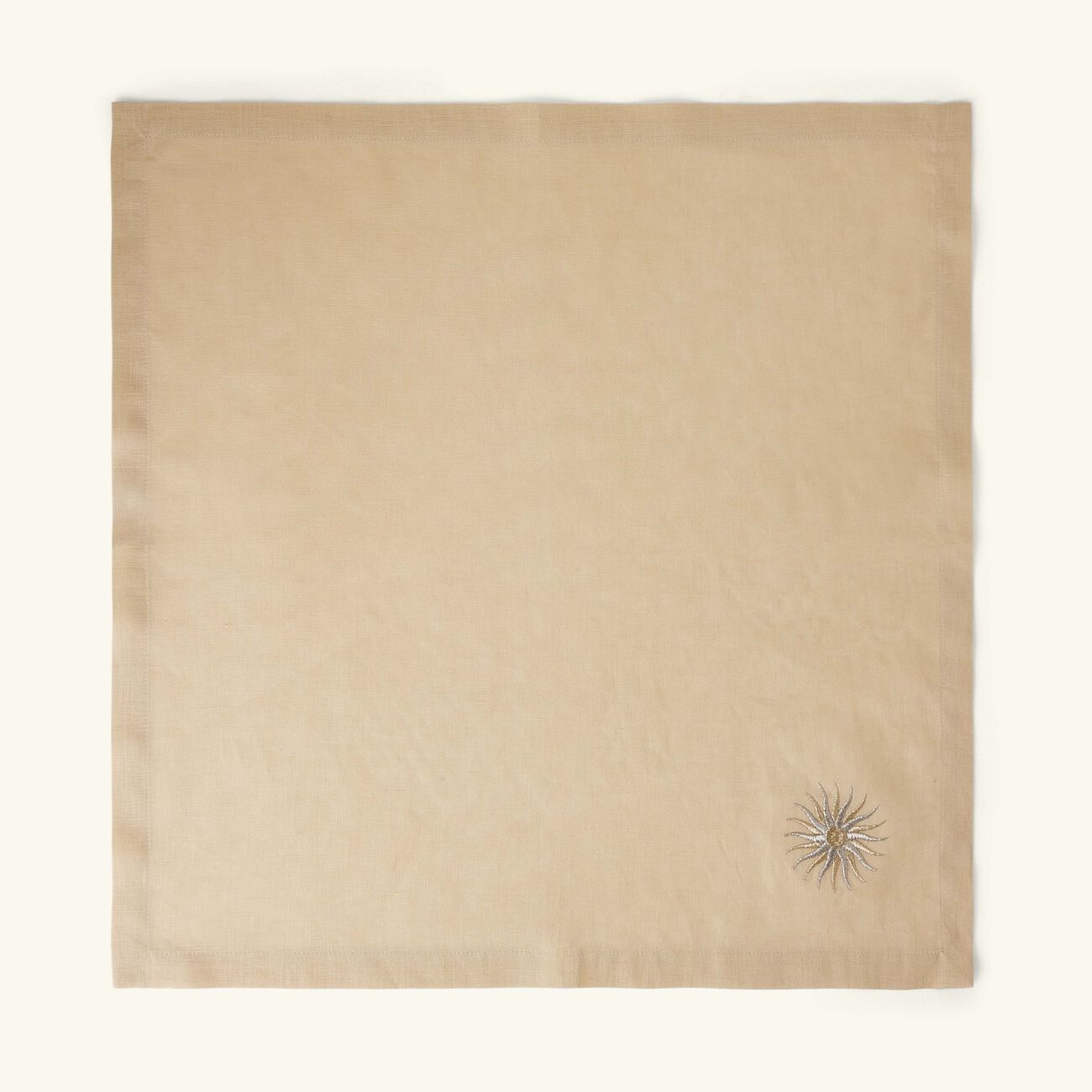 catherine denoual sunshine napkin beige