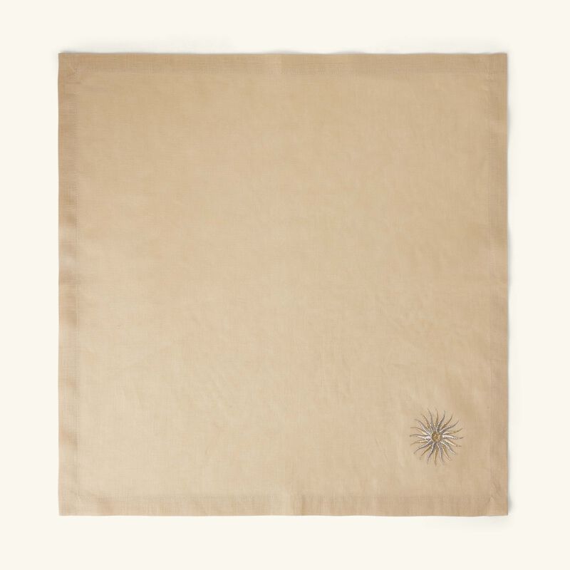 catherine denoual sunshine napkin beige