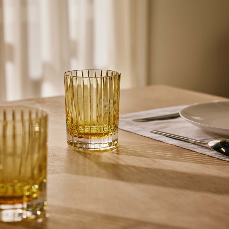 Harmonie Drinking Glass Yellow Set Of 2 baccarat harmonie drinking glass yellow set of 2
