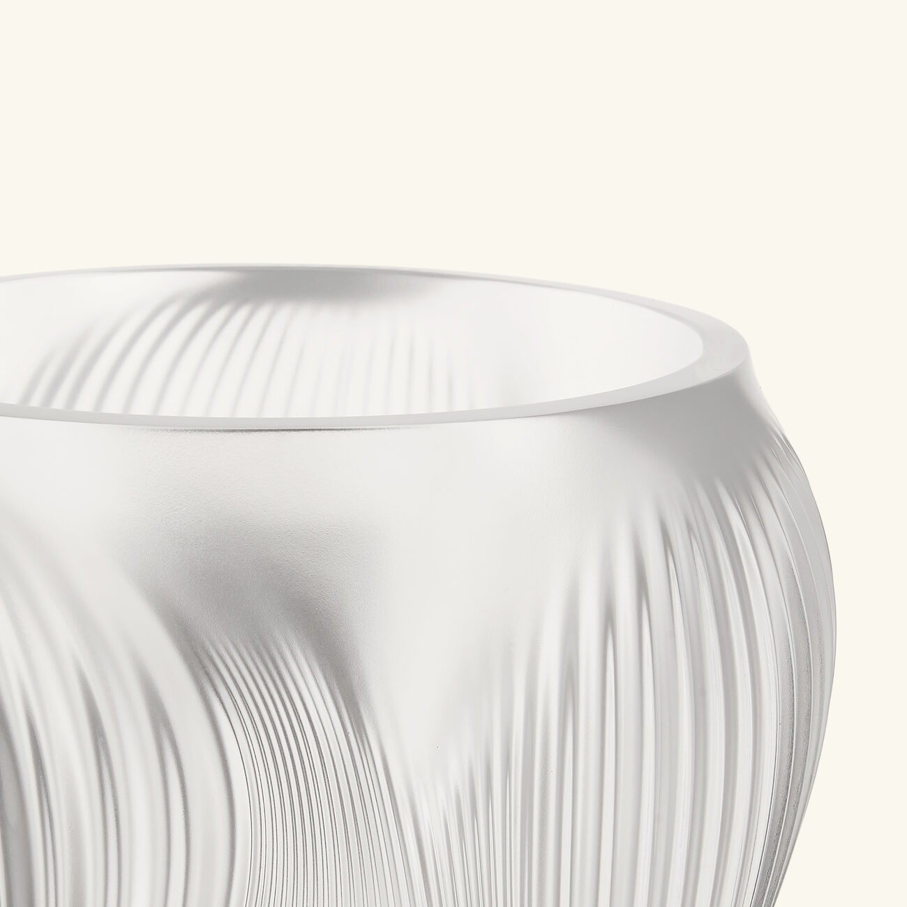 لاليك مزهرية أليز كبيرة شفافة