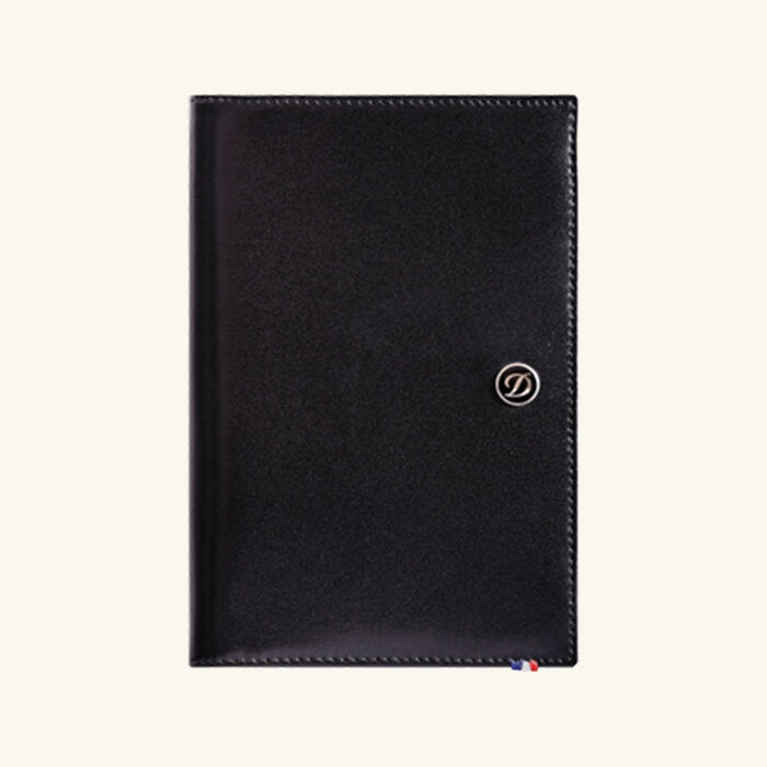 st dupont line d passport holder black 13cm