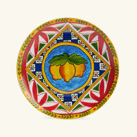 dolce gabbana casa carretto dinner plate round 20cm set of 2