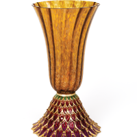 Sabrina Feather Vase, small