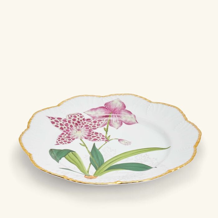 pinto paris histoires d orchidees dinner plate round 26cm