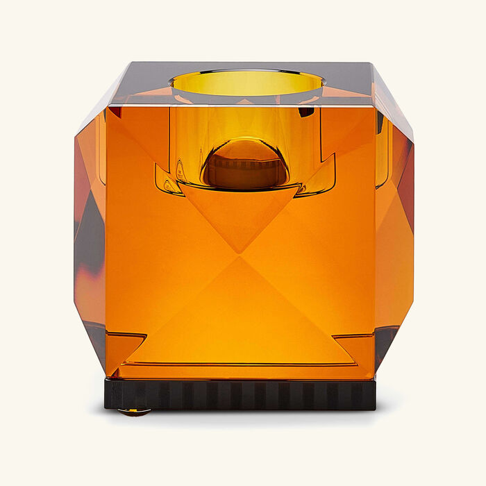 reflections copenhagen ophelia tea light holder amber