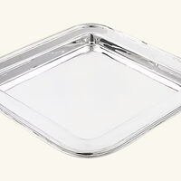 ralph lauren home durban serving tray square small stainless steel