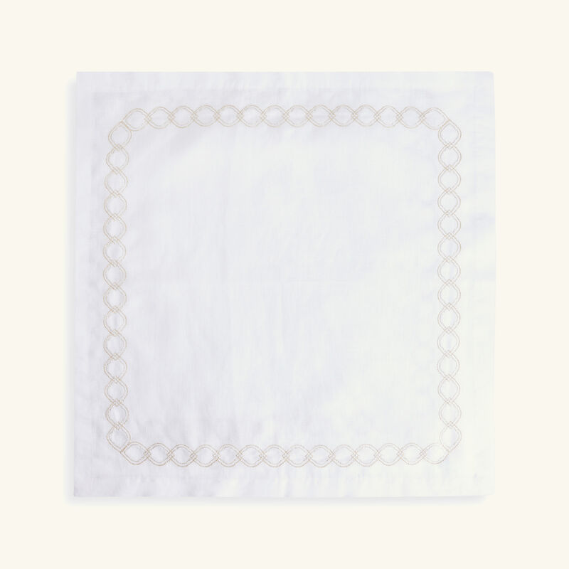catherine denoual saba napkin white