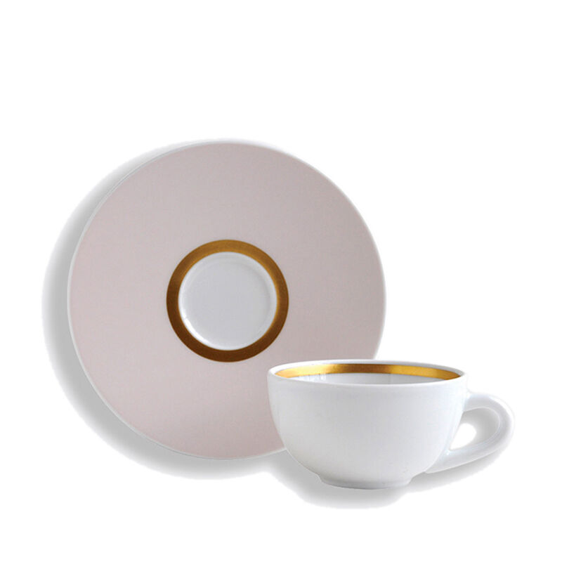 Cronos Rose Set Of 2 Coffee Cups and Saucers, large