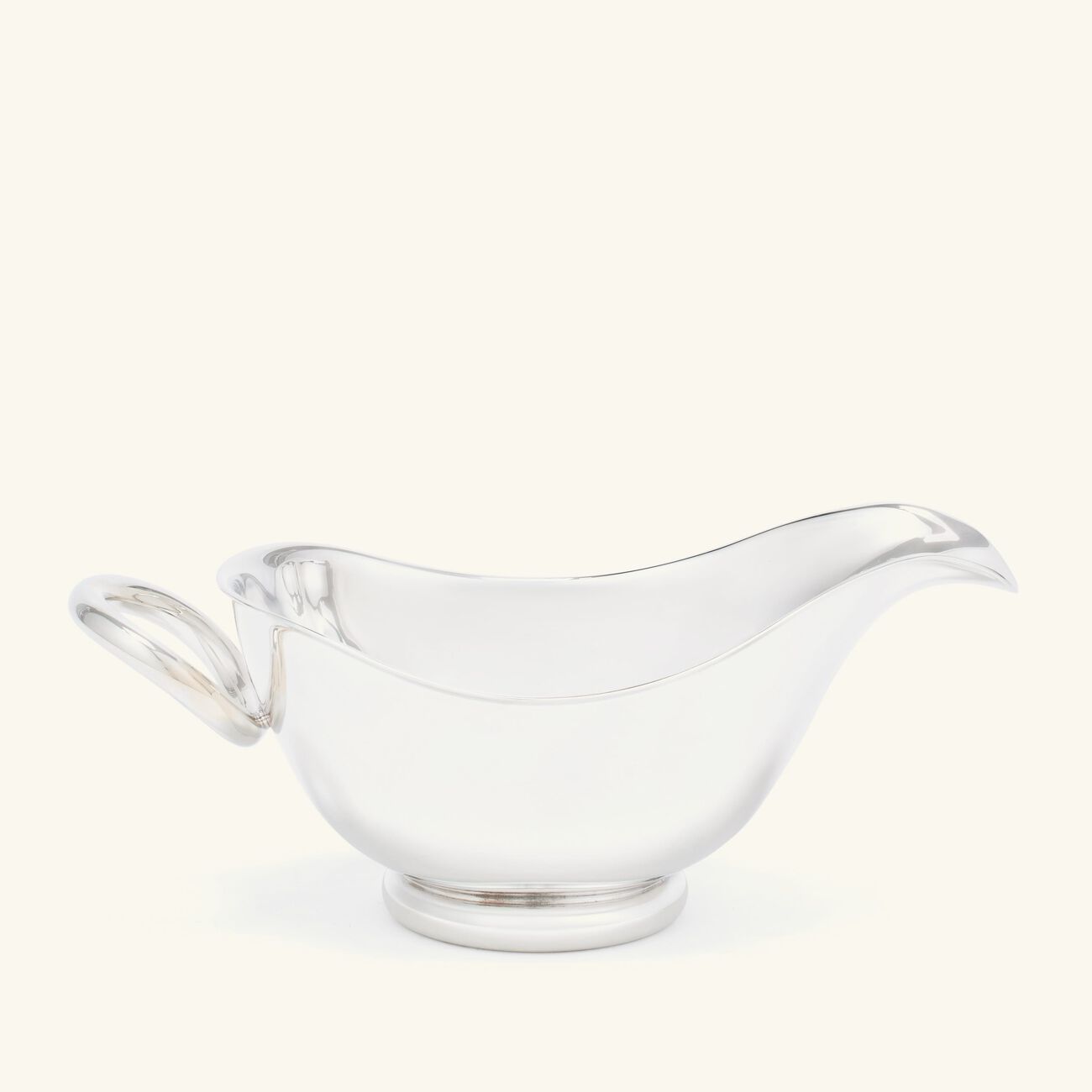 christofle vertigo gravy boat silver plated