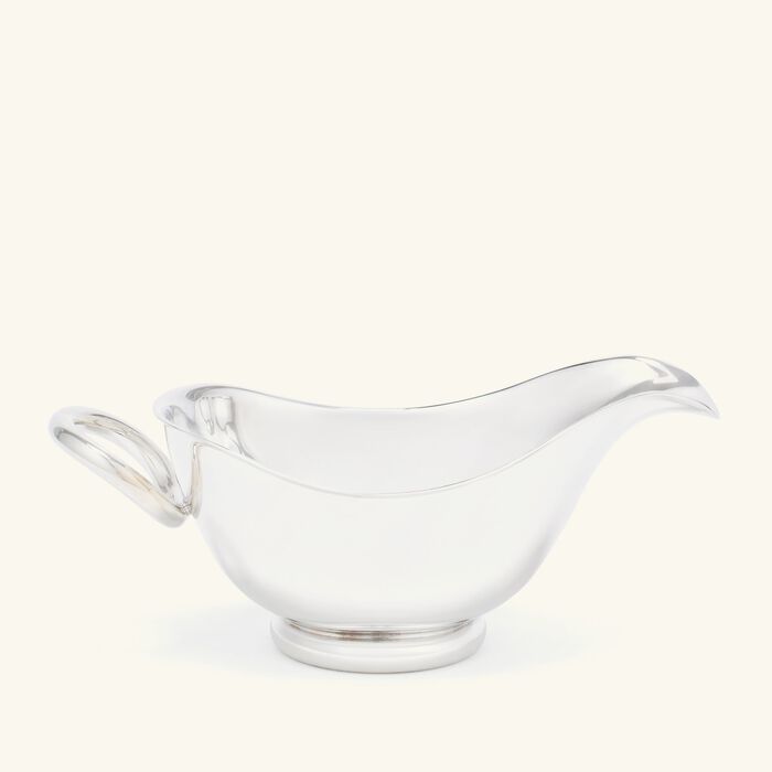christofle vertigo gravy boat silver plated